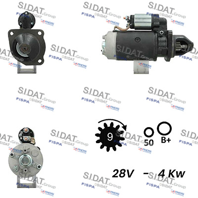SIDAT S24BH0111A2 Startmotor