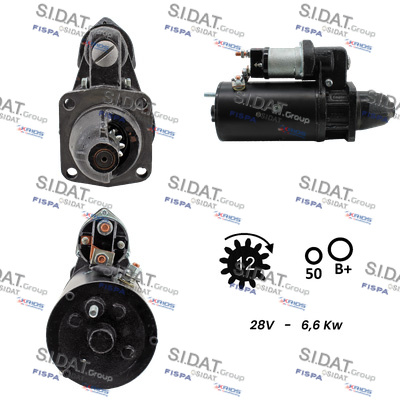 SIDAT S24VA0082A2 Starter for RENAULT TRUCKS