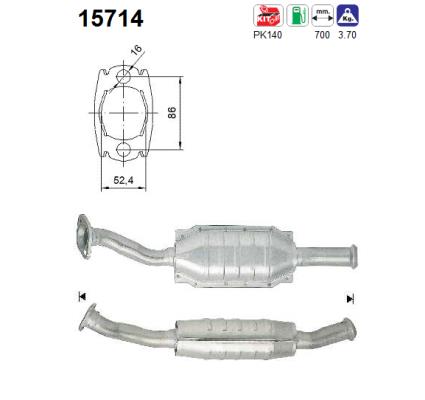 AS 15714 Catalizzatore