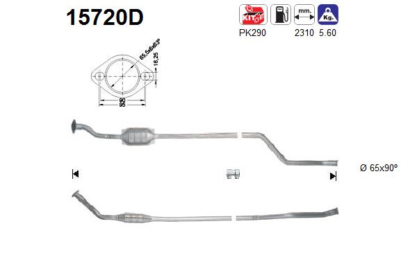 AS 15720D Catalizzatore