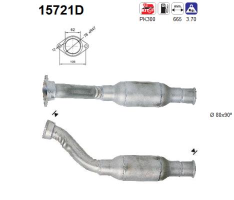 AS 15721D Catalizzatore