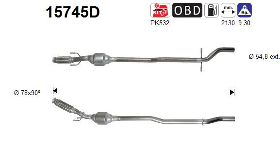 AS 15745D Catalizzatore