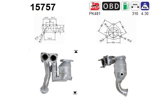 AS 15757 Catalizzatore