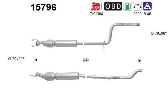 AS 15796 Catalizzatore