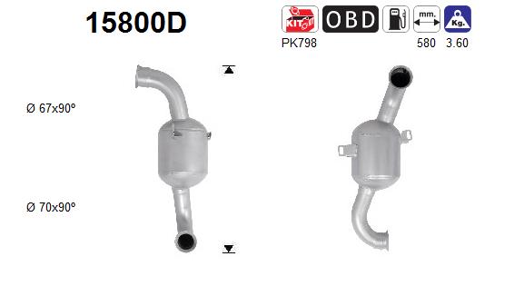 AS 15800D Catalizzatore