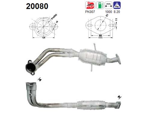 AS 20080 Catalizzatore