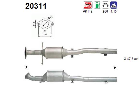 AS 20311 Catalizzatore