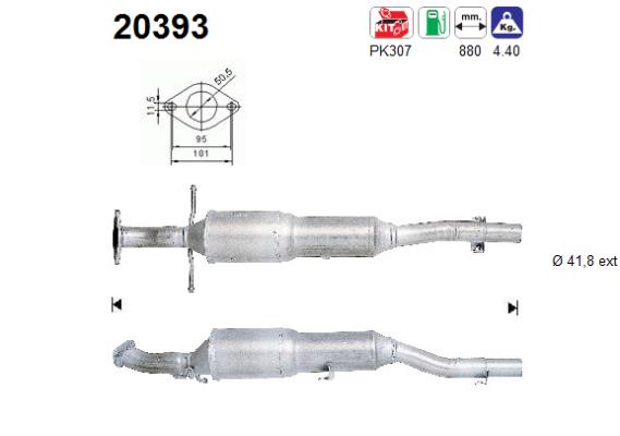 AS 20393 Catalizzatore