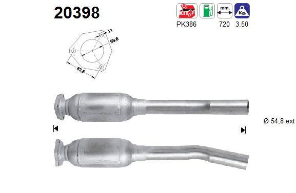 AS 20398 Catalizzatore