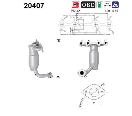 AS 20407 Catalizzatore