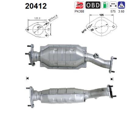 AS 20412 Catalizzatore
