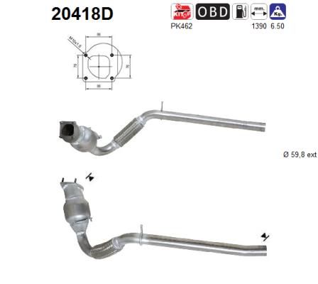 AS 20418D Catalizzatore