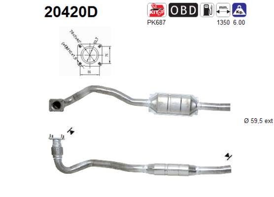AS 20420D Catalizzatore