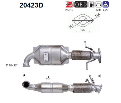 AS 20423D Catalizzatore