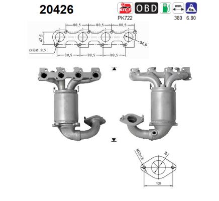 AS 20426 Catalizzatore