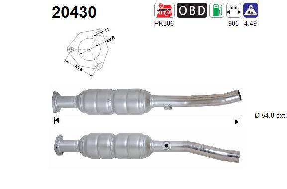 AS 20430 Catalizzatore