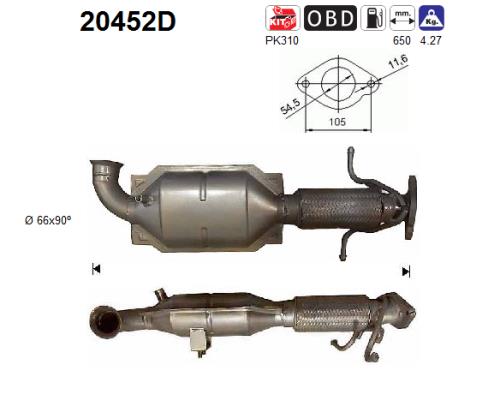 AS 20452D Catalizzatore