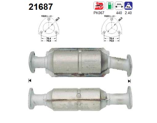 AS 21687 Catalizzatore