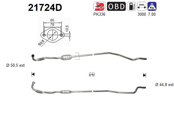 AS 21724D Catalizzatore