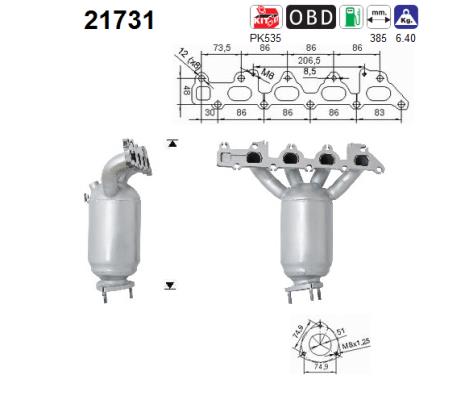 AS 21731 Catalizzatore