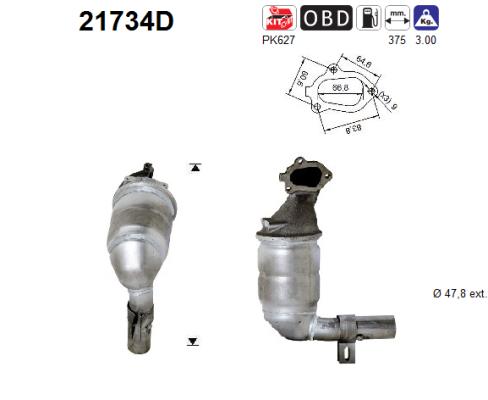 AS 21734D Catalizzatore