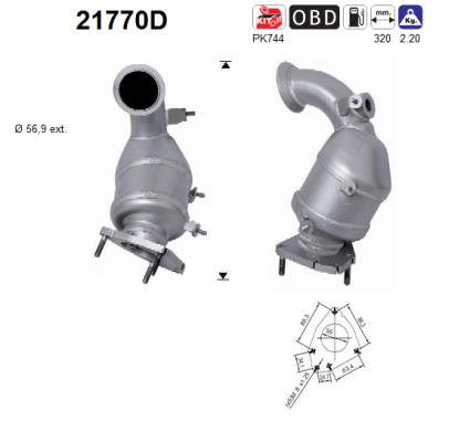AS 21770D Catalizzatore