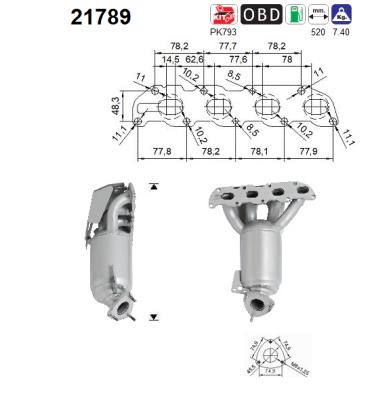 AS 21789 Catalizzatore
