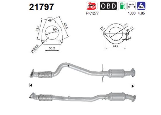 AS 21797 Catalizzatore