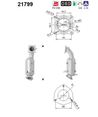AS 21799 Catalizzatore