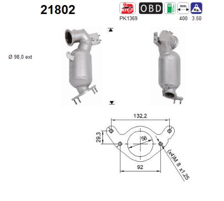 AS 21802 Catalizzatore