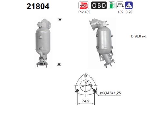 AS 21804 Catalizzatore