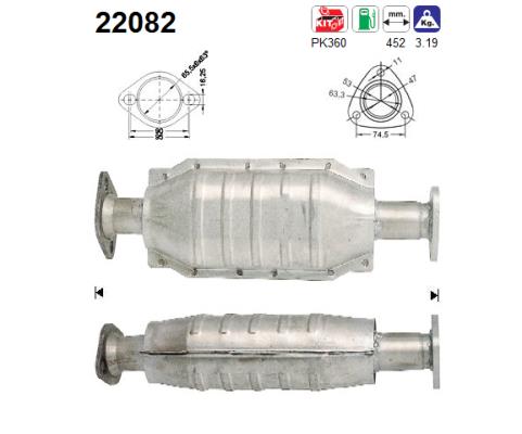 AS 22082 Catalizzatore