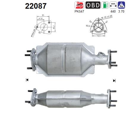 AS 22087 Catalizzatore