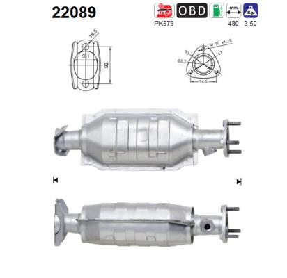 AS 22089 Catalizzatore