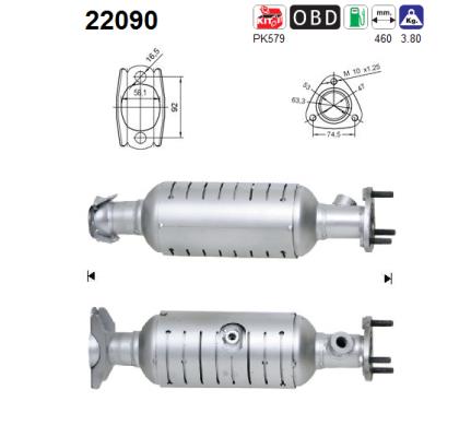 AS 22090 Catalizzatore