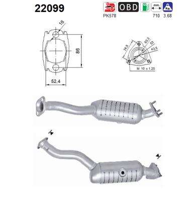 AS 22099 Catalizzatore