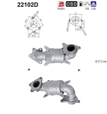 AS 22102D Catalizzatore