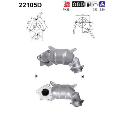 AS 22105D Catalizzatore