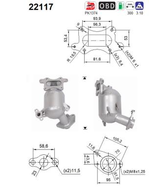 AS 22117 Catalizzatore