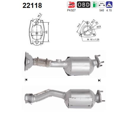 AS 22118 Catalizzatore