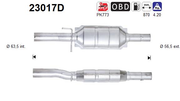 AS 23017D Catalizzatore