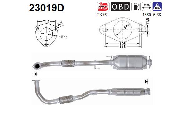 AS 23019D Catalizzatore