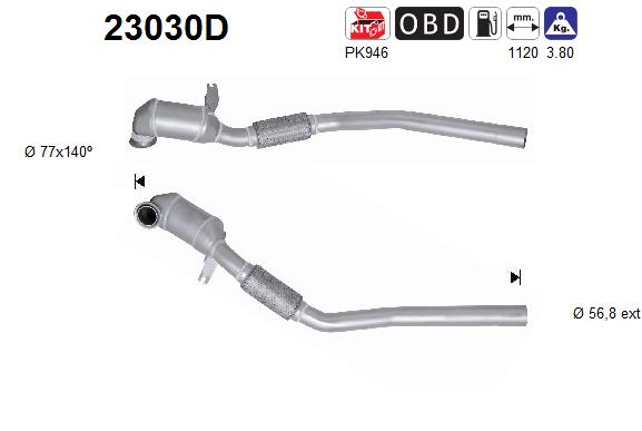 AS 23030D Catalizzatore