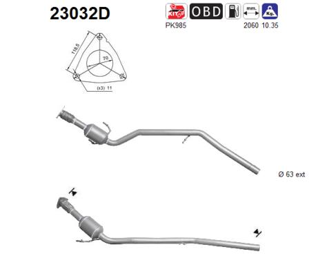 AS 23032D Catalizzatore