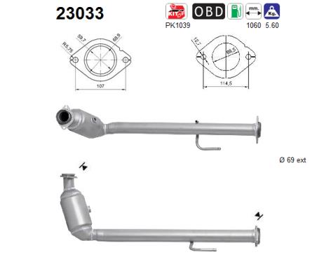 AS 23033 Catalizzatore