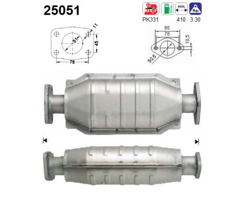 AS 25051 Catalizzatore
