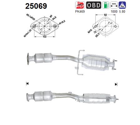 AS 25069 Catalizzatore