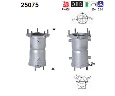 AS 25075 Catalizzatore