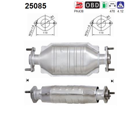 AS 25085 Catalizzatore