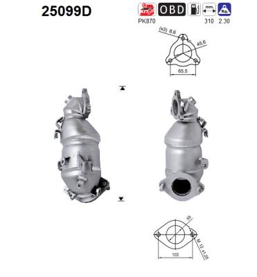 AS 25099D Catalizzatore